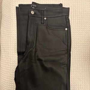 Jcrew Vegan Leather Pants
